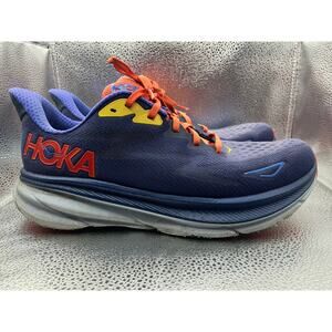 HOKA Clifton 9 Bellwether Blue/Dazzling Mens Shoes Sneakers Running Size 10.5